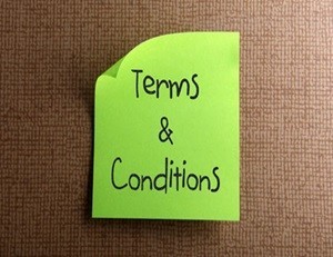 terms and conditions post note