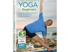 Rodney Yees in a Yoga Pose on the Cover of His DVD for Beginners Yoga
